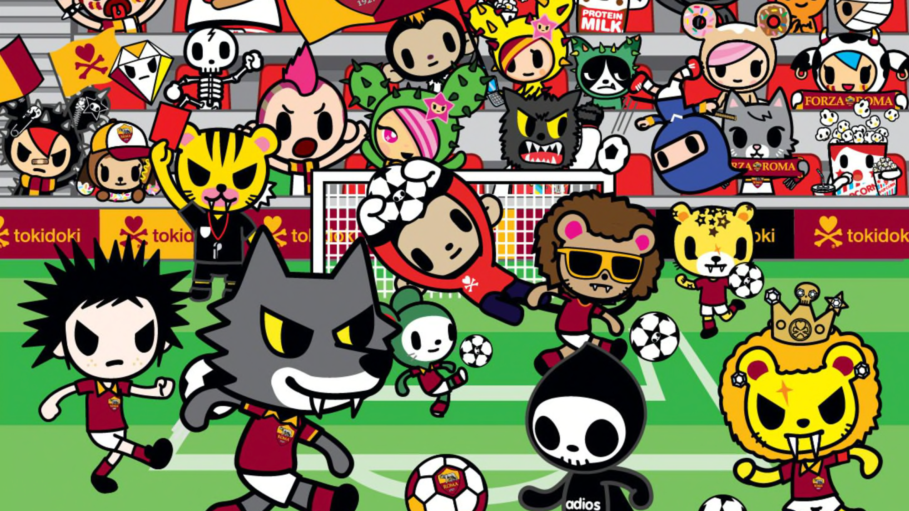 Introducing the AS Roma x tokidoki collaboration!