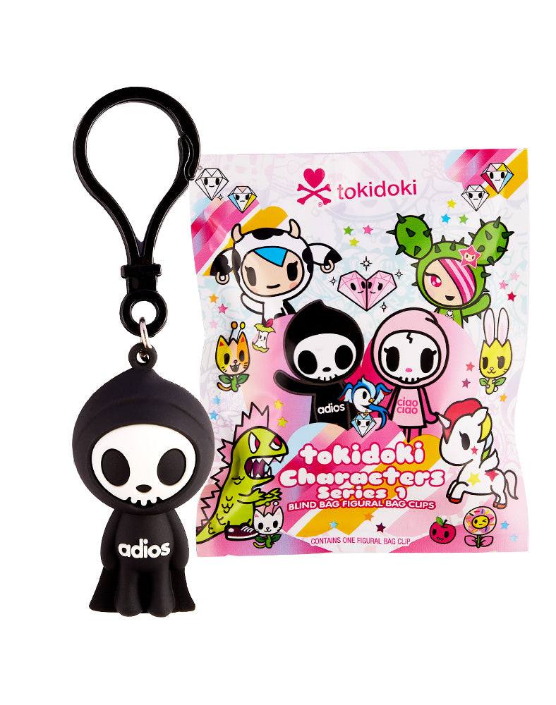 adios blind bag figural bag clip with bag