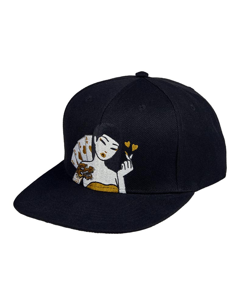 side view of 24k luck snapback