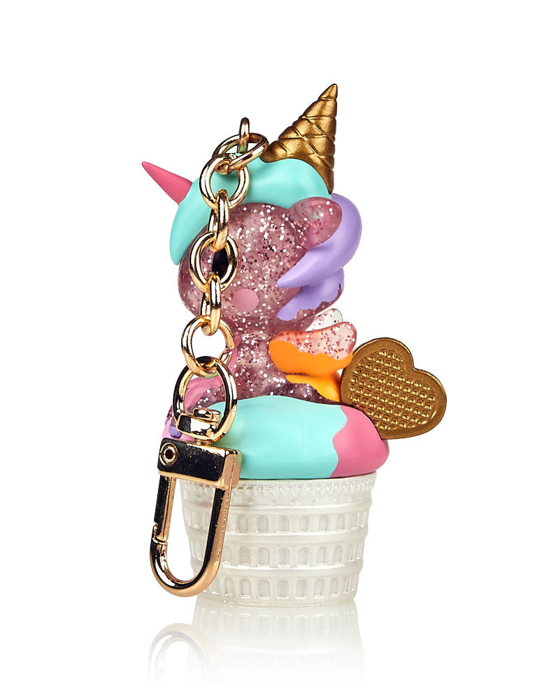 side of cotton candy carnival gelatino bag charm