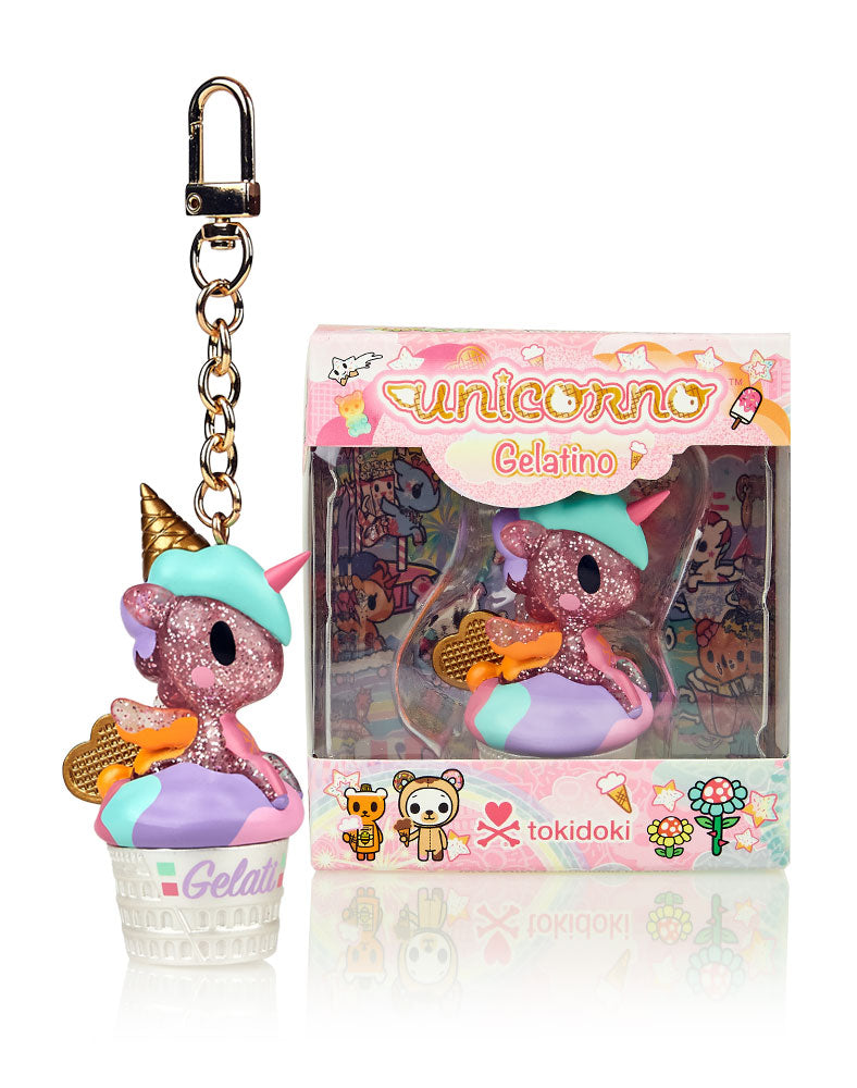 cotton candy carnival gelatino bag charm