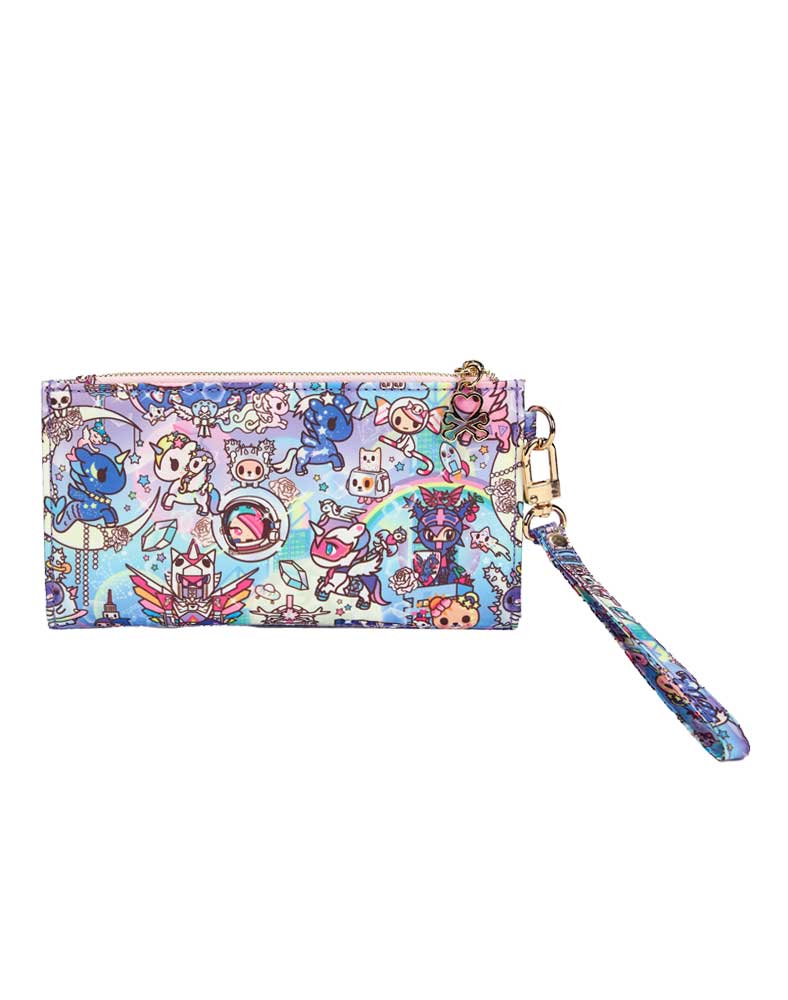digital princess snap long wallet