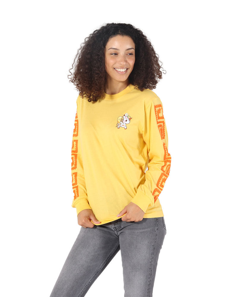 tokidoki x gudetama Gudecorno Long Sleeve Tee (Unisex) WM Front