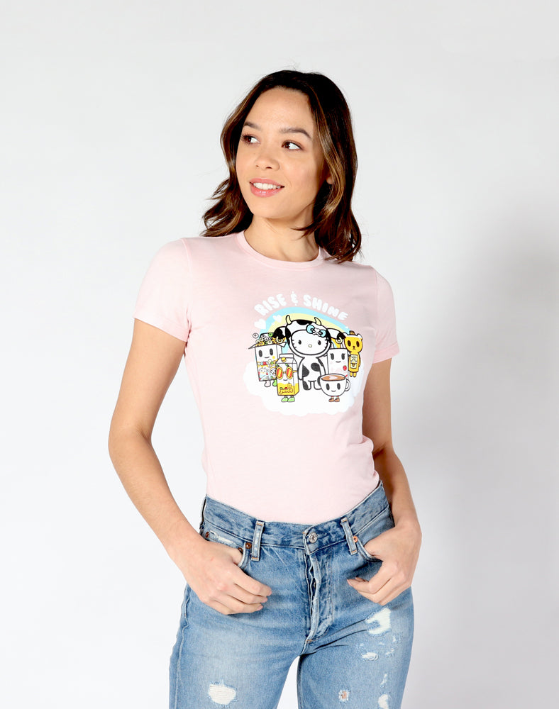 tokidoki x Hello Kitty Rise & Shine Tee close up