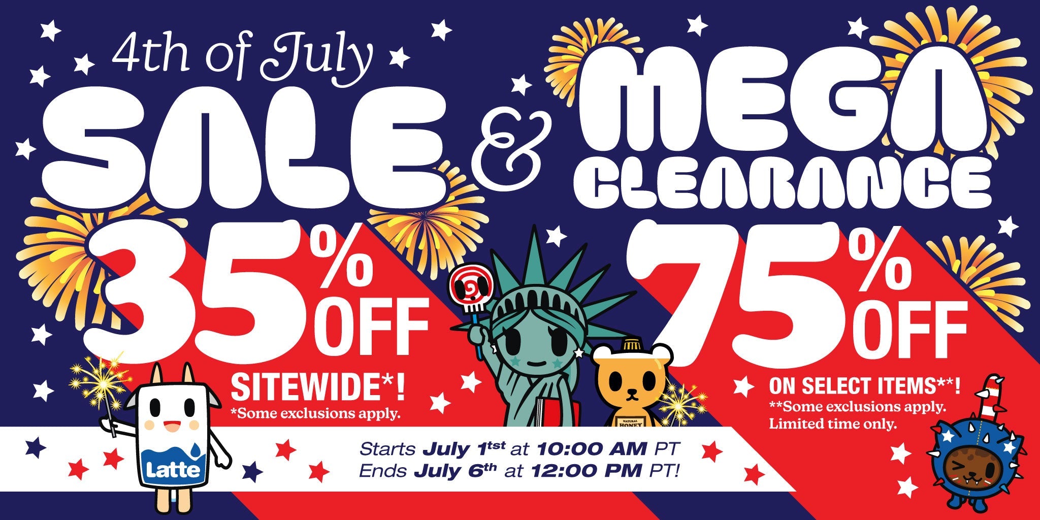 tokidoki Fourth of July Sale 2026