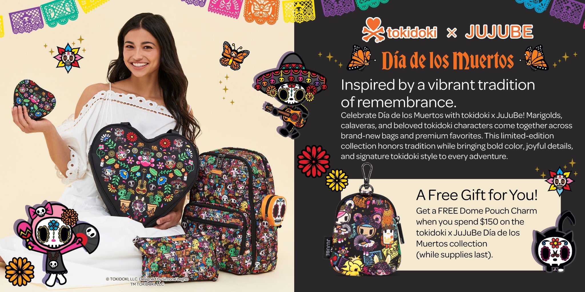 tokidoki X JuJuBe Dia de los Muertos Collection