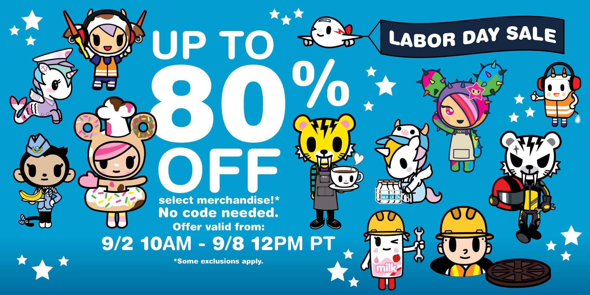 tokidoki Labor Day Sale 2026