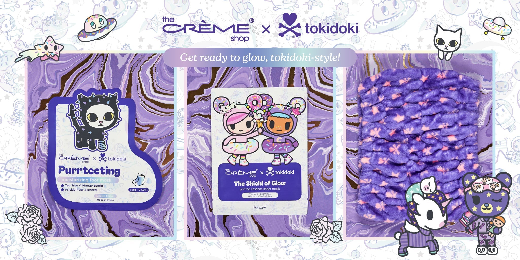 The Crème Shop x tokidoki