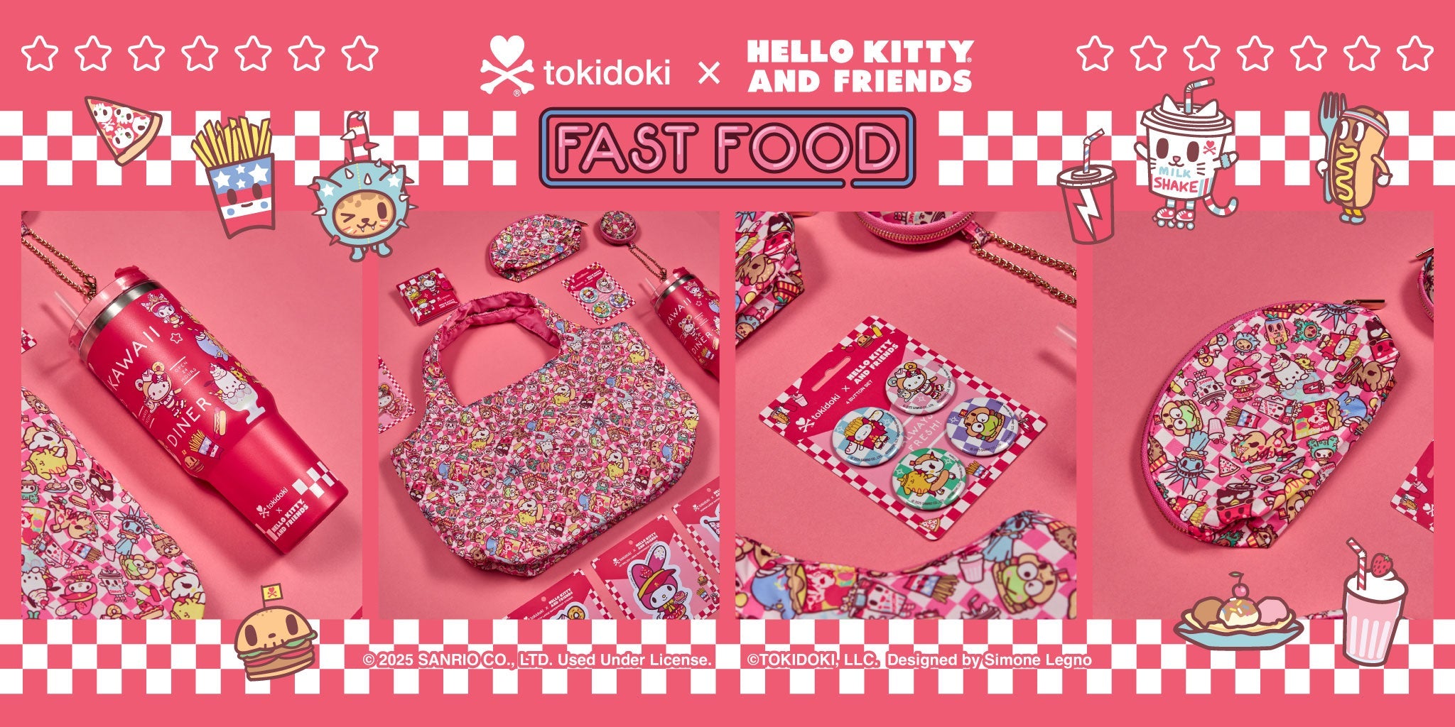 tokidoki x Hello Kitty and Friends Fast Food Collection