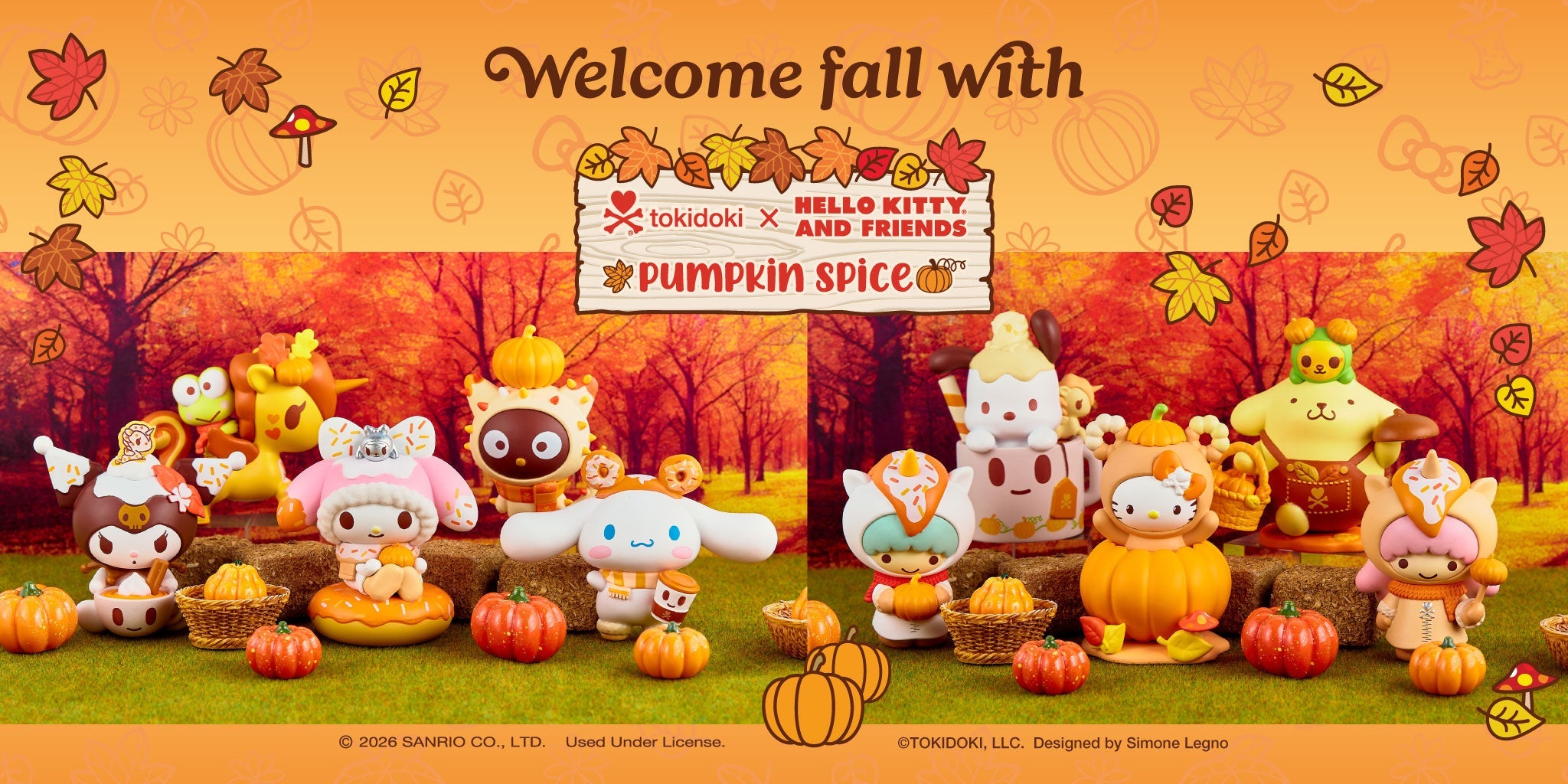 tokidoki x Hello Kitty and Friends Pumpkin Spice