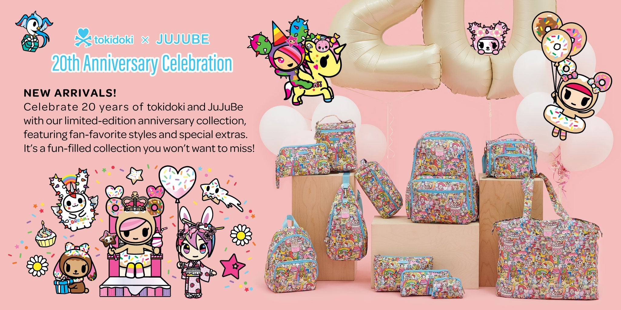 tokidoki x JuJuBe 20th Anniversary Celebration