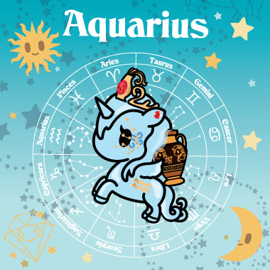 Aquarius Unicorno Mobile Wallpaper