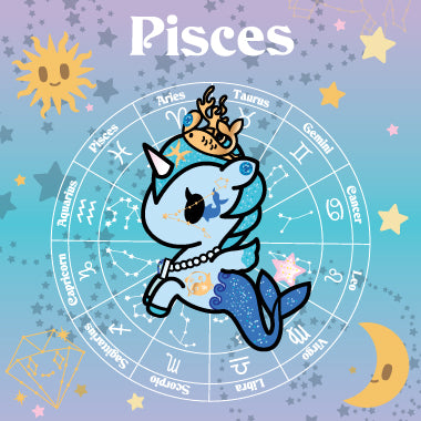 Pisces Unicorno Mobile Wallpaper