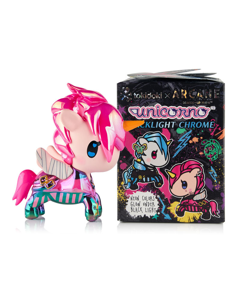 小物 Arcaneuk tokidoki x ARCANE Unicorno Black Light Chrome Blind Box