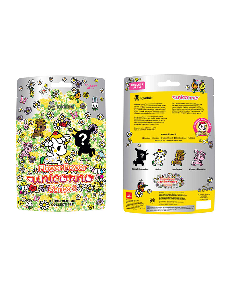 Flower Power Series 2 Unicorno Plush Clip-On Blind Bag – tokidoki