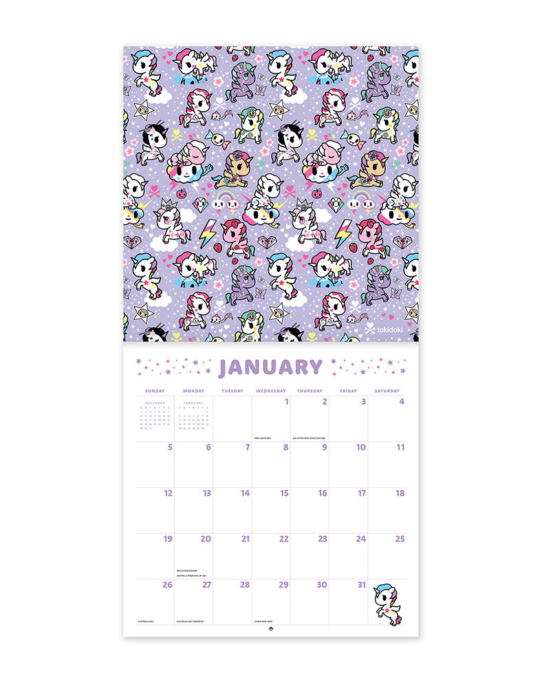 Tokidoki Printable Calendar