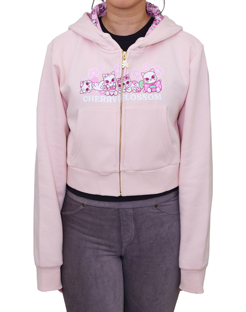 Cherry Ears Cropped Hoodie – tokidoki