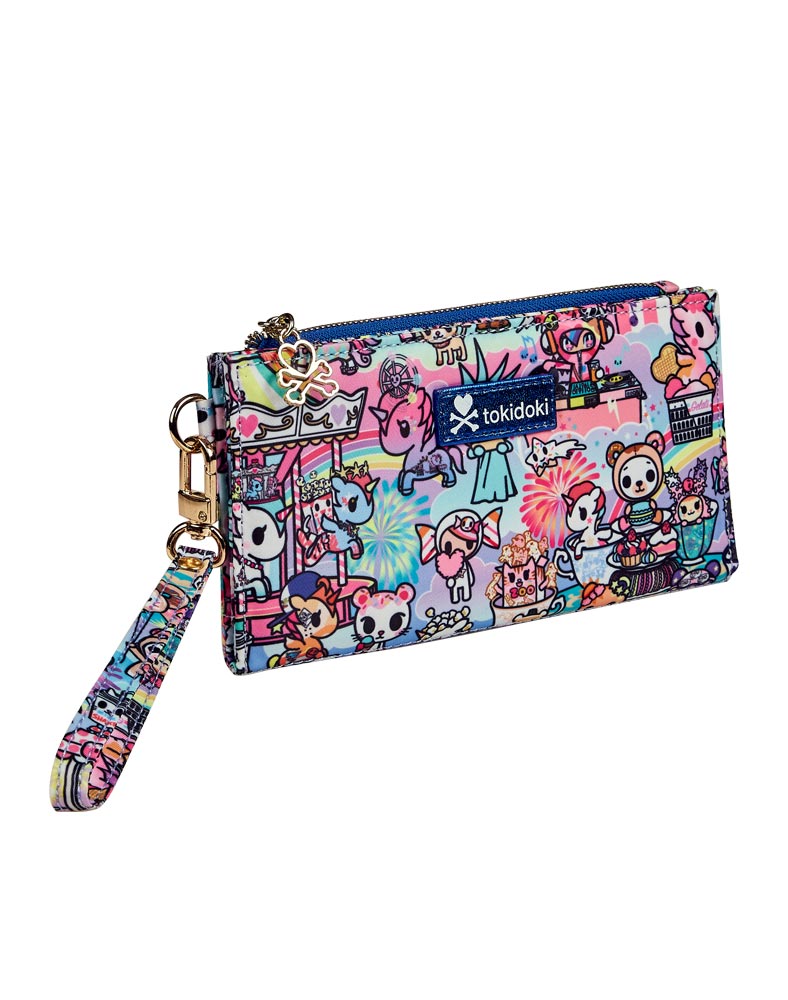 cotton candy carnival snap long wallet
