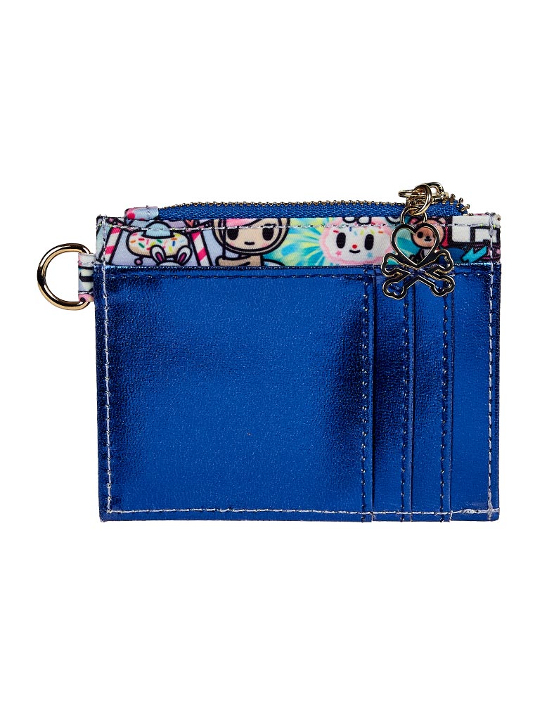 inside of cotton candy carnival zip card wallet