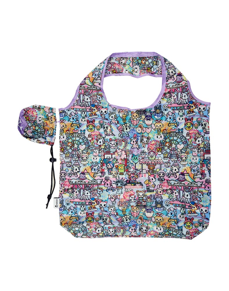 cotton candy carnival reusable tote