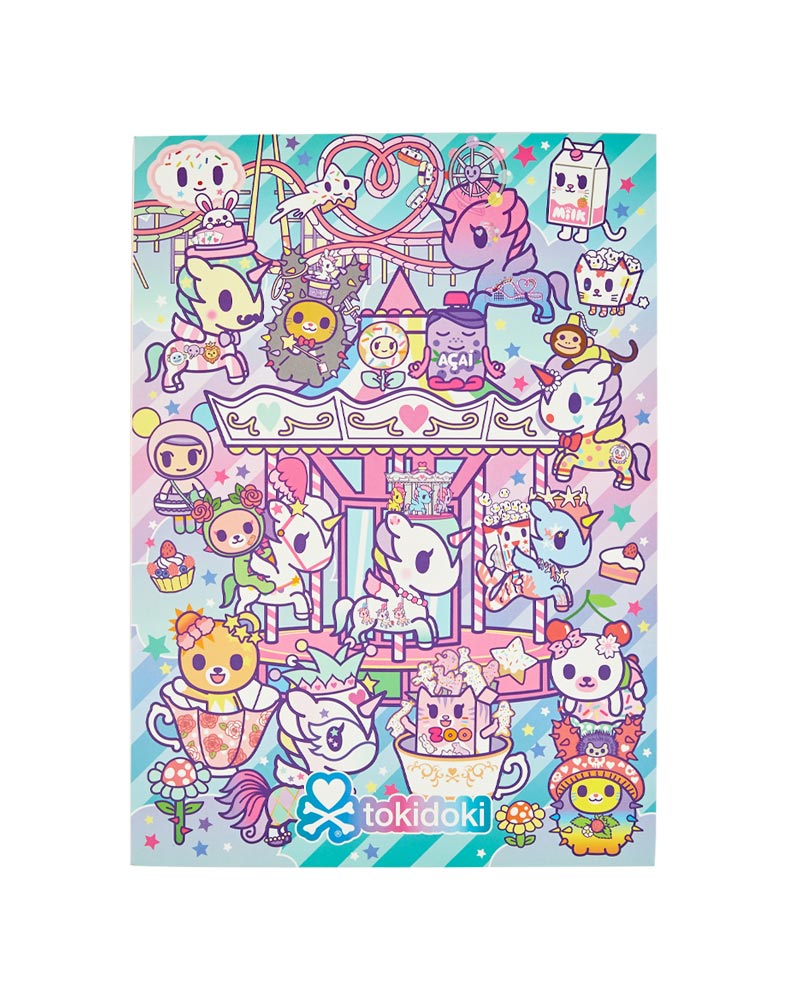 cotton candy carnival notebook