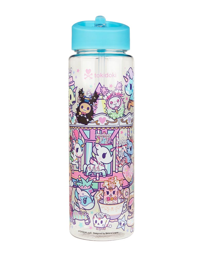 cotton candy carnival water bottle