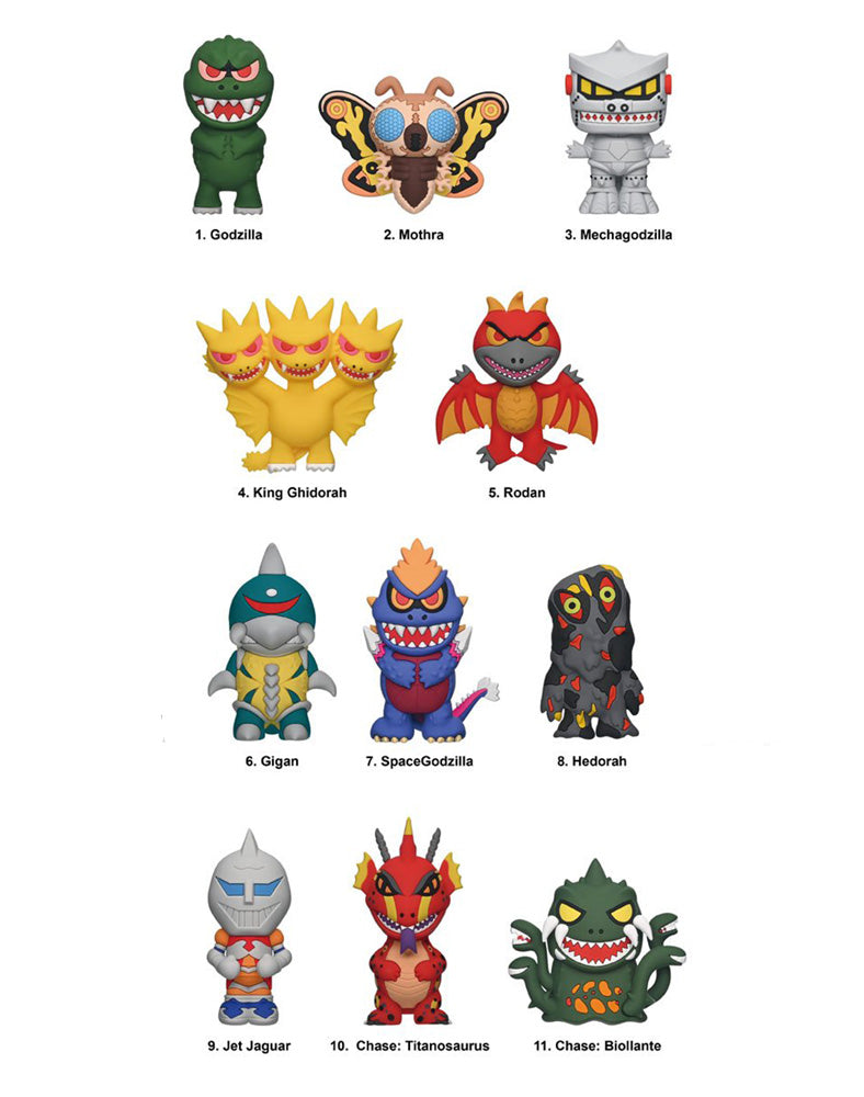 tokidoki x Godzilla Figural Bag Clip Blind Bag