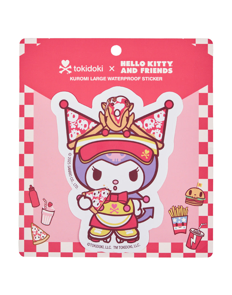 tokidoki x Hello Kitty and Friends Fast Food Collection Kuromi Sticker