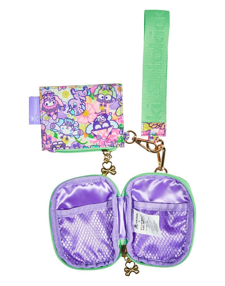 tokidoki x Hello Kitty and Friends Butterfly Garden Two Pouch Wristlet