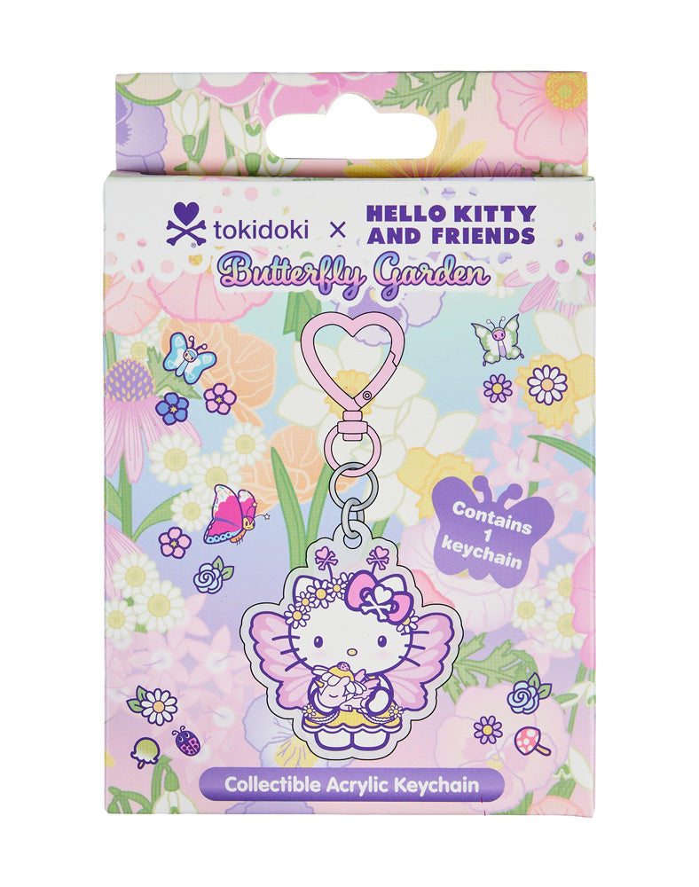 tokidoki x Hello Kitty and Friends Butterfly Garden Carabiner Acrylic