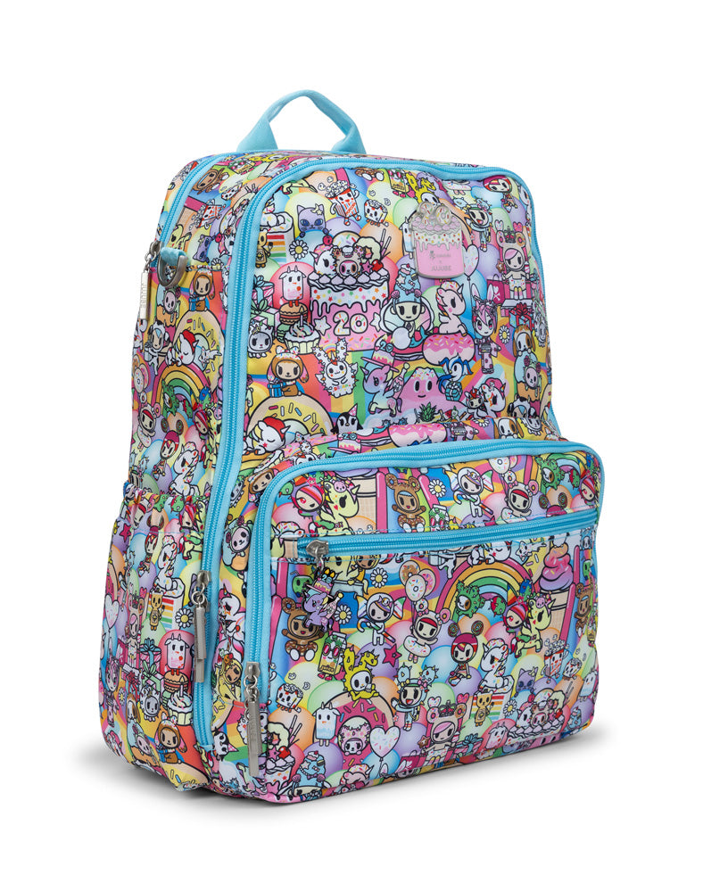 tokidoki x JuJuBe Zealous Backpack + Fuel Cell + Oliver Notebook 20th
