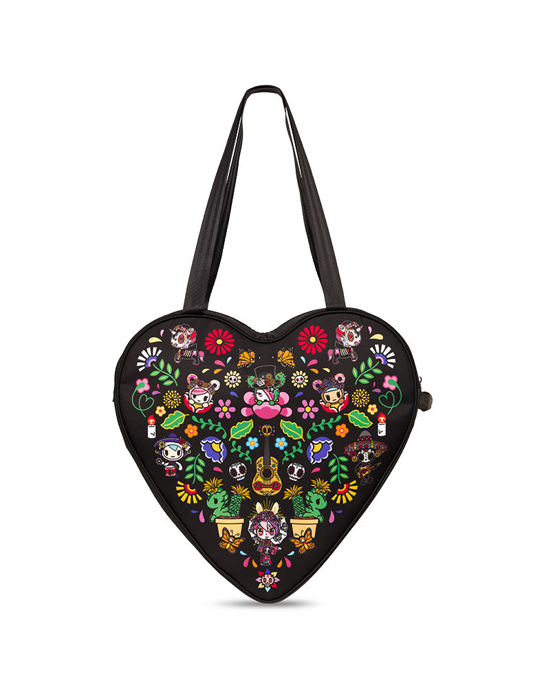 tokidoki x JuJuBe Zealous Backpack + Heart Tote + Be Quick Dia de los