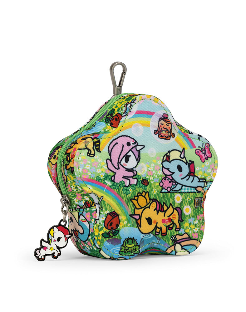 レオ様·͜·ᰔᩚジョリーフルール·͜·ᰔᩚミニウォレット＆テントポーチ•*¨*•.¸♬︎ tokidoki x JuJuBe Flower Mini Bag Meadow Blooms