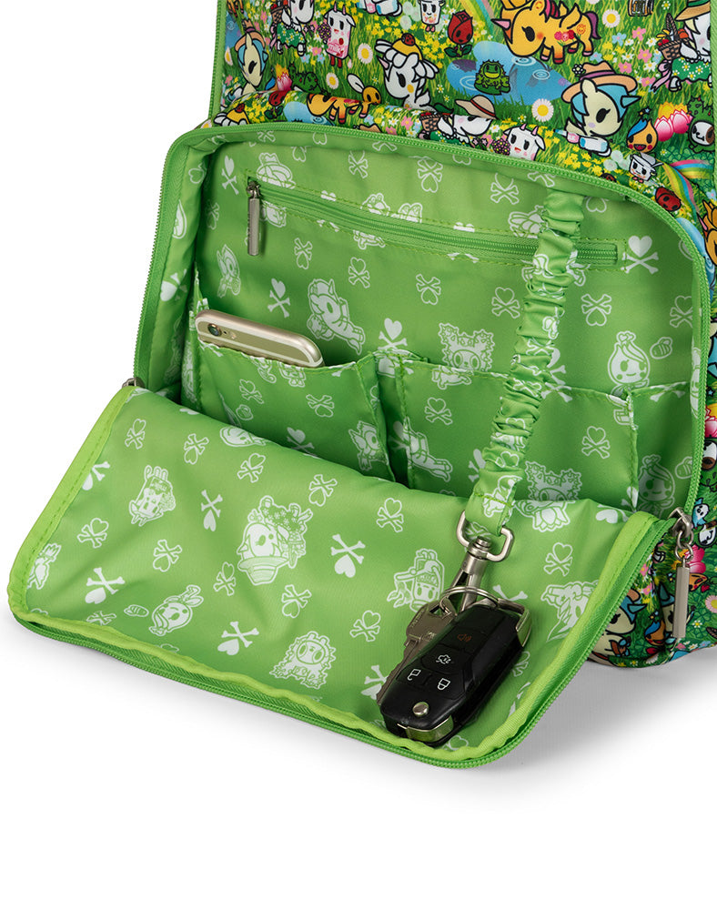 tokidoki x JuJuBe Zealous Backpack Meadow Blooms
