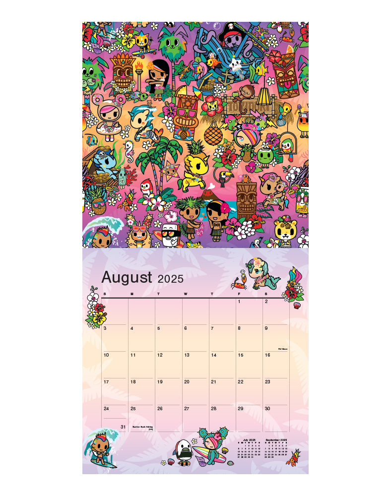 tokidoki Wall Calendar 2025 tokidoki-wall-calendar-2025