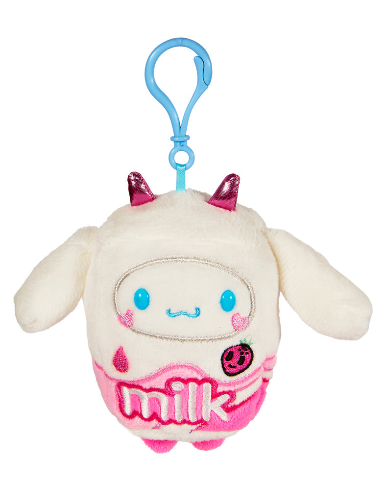 tokidoki x Cinnamoroll Strawberry Milk Plush Keychain