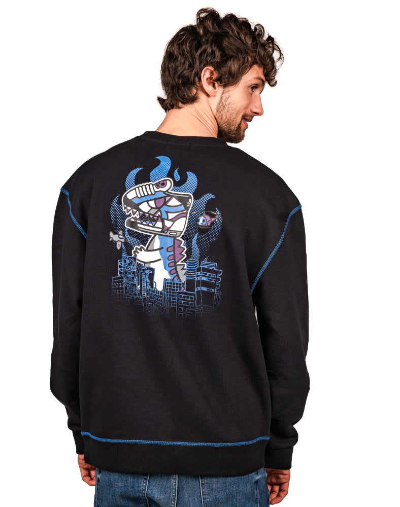 Flaming Kaiju Crewneck Sweatshirt – tokidoki