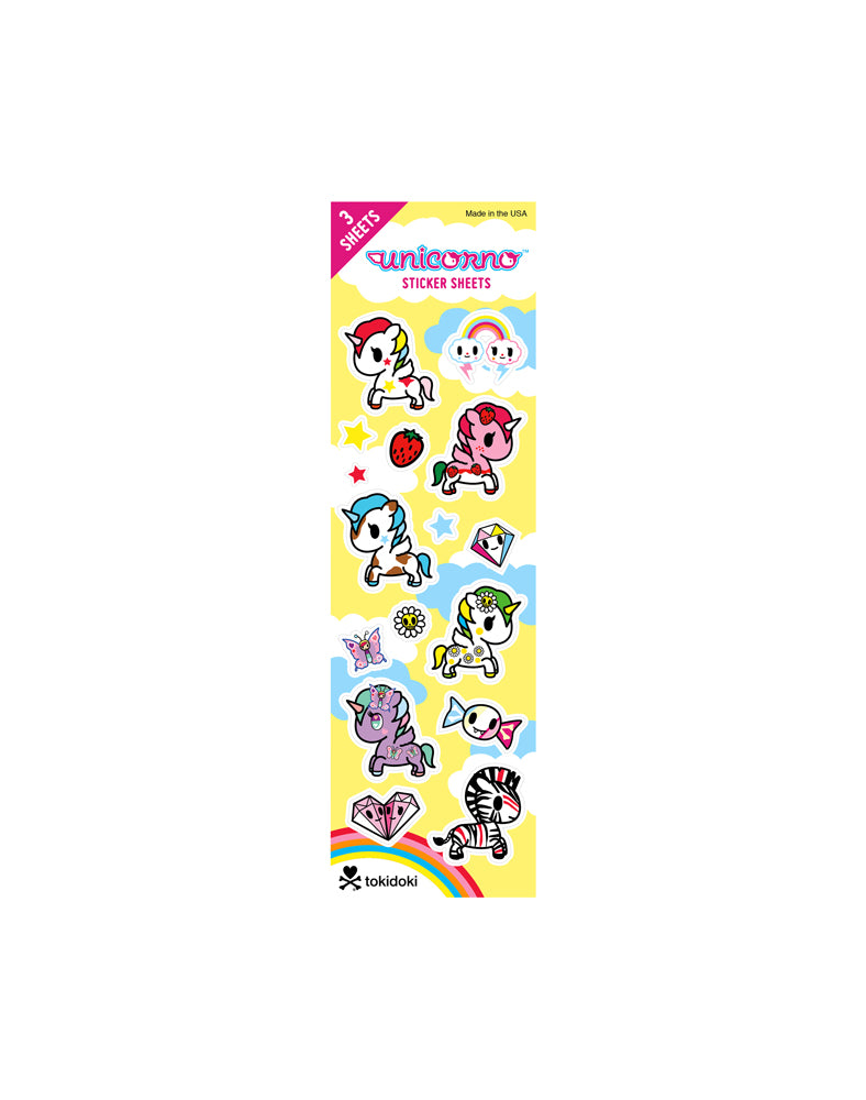 Unicorno Sticker Sheet Set